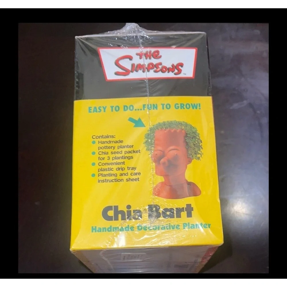 NWT The Simpsons Chia Bart Planter unopened